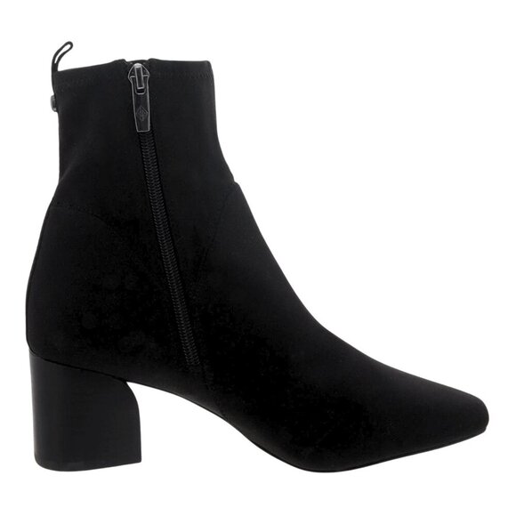 NEW Donald J. Pliner Birmingham Almond Toe Ankle Booties in Black Sz. 6.5 - Picture 2 of 2
